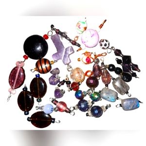 30 pcs of Purple Bead Drops